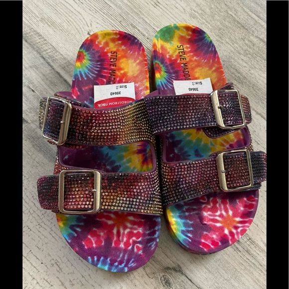 Steve Madden rainbow sandals Size 2 - Picture 2 of 7